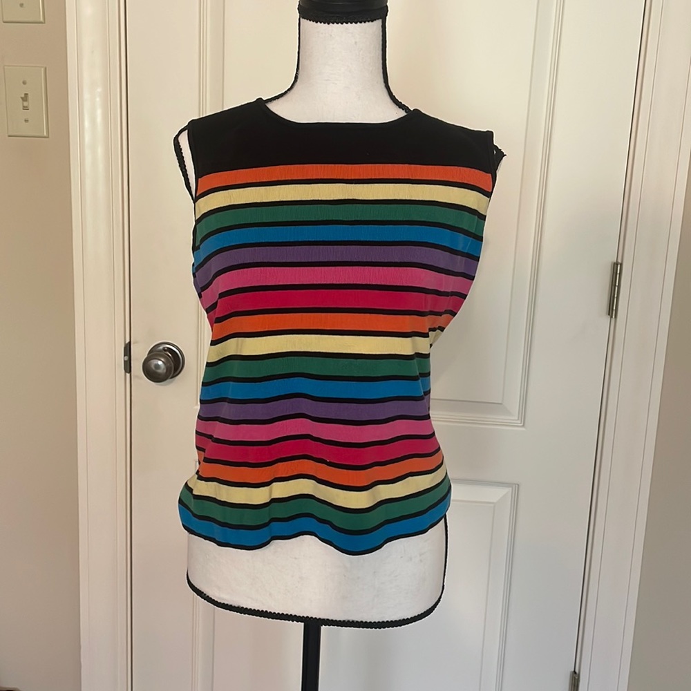 Rainbow Striped Tank Top
